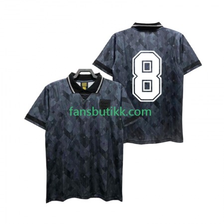 Fotballdrakt England 8 Retro Bortetrøye 1990 Kortermet